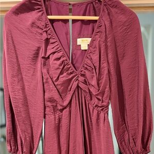 Maeve by Anthropologie Elegant Long Sleeve Dress- size 00